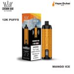 Al Fakher Crowm Bar Mango Ice 12000 Puffs