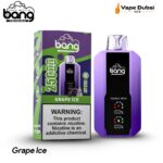 Bang Disposable Vape Grape Ice 25000 Puffs
