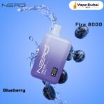 Nerd Fire Blueberry 8000 Puffs