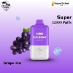Tugboat Super Grape Ice 12000 Puffs