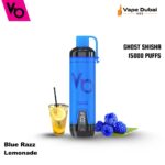 Vapes Bars Ghost Shisha Blue Razz Lemonade 15000 Puffs