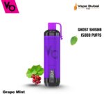Vapes Bars Ghost Shisha Grape Mint 15000 Puffs
