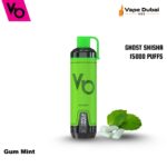 Vapes Bars Ghost Shisha Gum Mint 15000 Puffs