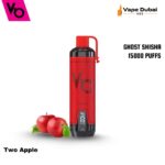 Vapes Bars Ghost Shisha Two Apple 15000 Puffs