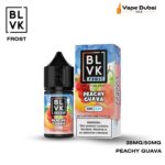 BLVK Frost 30 ML Peachy Guava Ice Nic Salt E Liquid