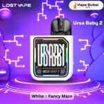 Lost Vape Ursa Baby 2 White X Fancy Maze Pod Kit