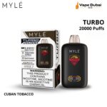 MYLE Turbo Cuban Tobacco 20000 Puffs