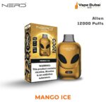 NERD Alien Mango Ice 12000 Puffs