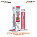 Nerd Crystal STRAWBERRY WATERMELON Bubblegum 5500 Puffs
