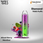 Vape Bar Diamond Mixed Berry Menthol 7000 Puffs