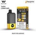 Wave Turbo JUICY PEACH ICE 25000 Puffs