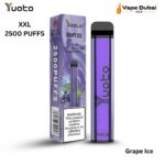 YUOTO XXL Grape Ice 2500 Puffs